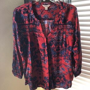Lucky Brand Floral Top